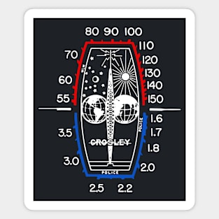 Crosley Radio Tuner Dial Design Magnet